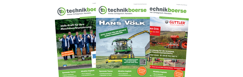 technikboerse-Magazin - Das Landmaschinen-Magazin