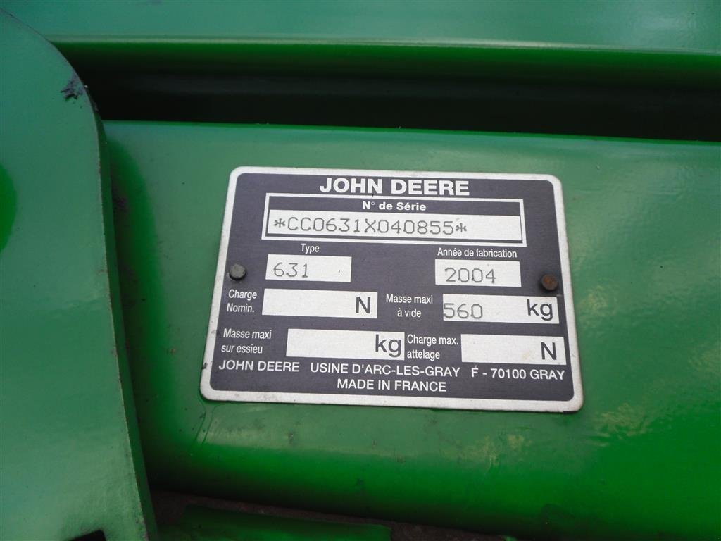 Frontlader des Typs John Deere 631, Gebrauchtmaschine in Bjerringbro (Bild 5)