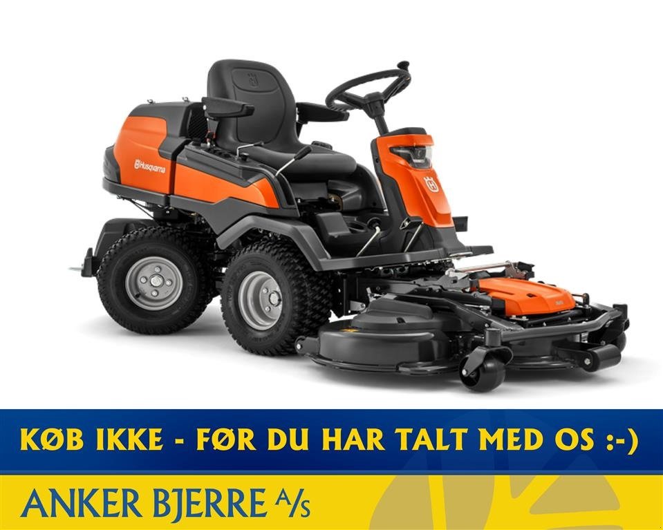 Sitzrasenmäher des Typs Husqvarna R 420TsX AWD Inkl. 122 cm klippebord / klippeaggregat, Gebrauchtmaschine in Holstebro (Bild 1)