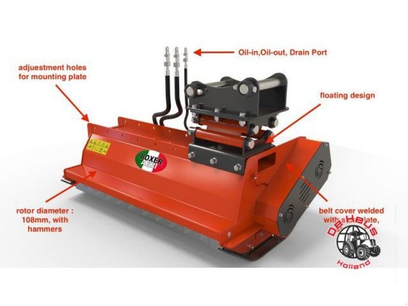 Mähwerk des Typs Boxer EXF 800, Gebrauchtmaschine in MIJNSHEERENLAND (Bild 3)