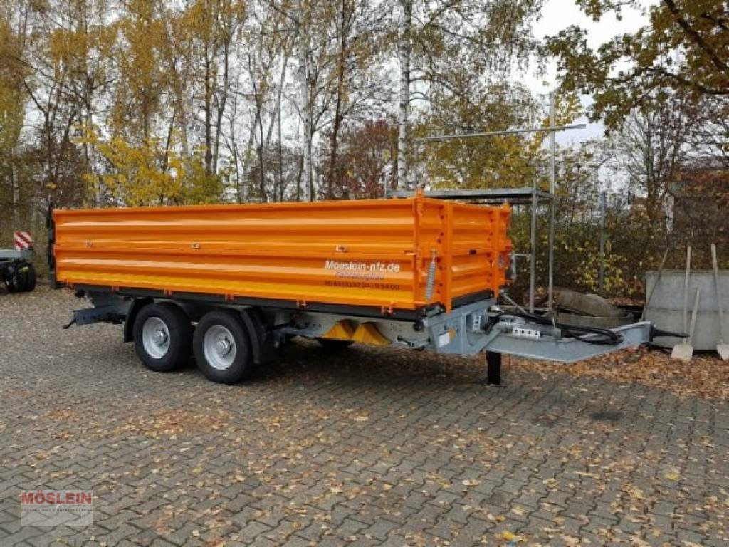 Anhänger des Typs Möslein TTD13- BA Orange 13 t Tandem Kipper Tiefladermit, Gebrauchtmaschine in Schwebheim (Bild 8)