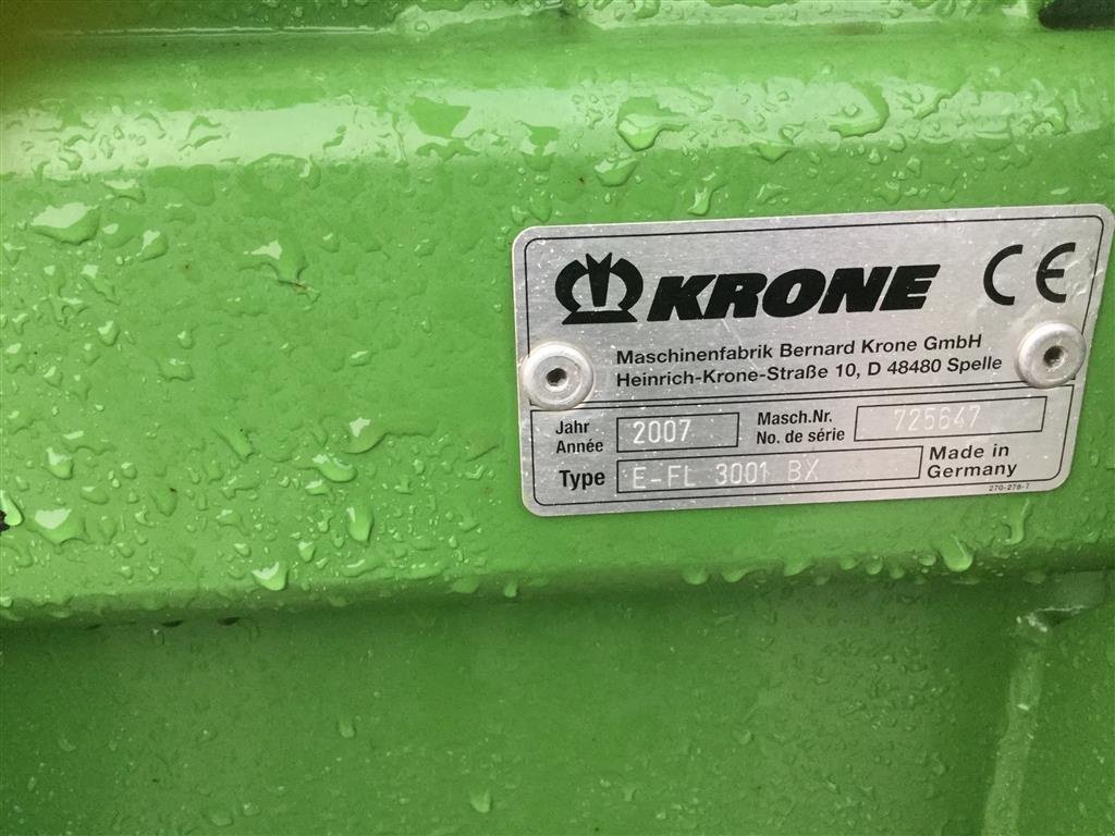 Sonstiges des Typs Krone 3m Easyflow 3001 pickup, Gebrauchtmaschine in Kongerslev (Bild 3)