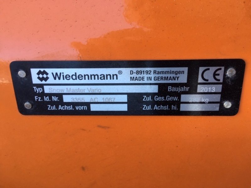 Schneeräumschild des Typs Wiedenmann SNOWMASTER VARIO 3355 AC 1067, 2M, Gebrauchtmaschine in Helsinge (Bild 6)