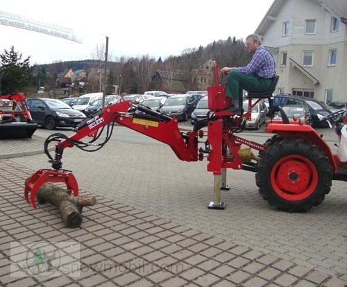 Sonstiges des Typs Sonstige Heck-Bagger HB24S Anbaubagger mit Holzgreifer/Rückezange, Baggerschaufel und Seitenverschub für Traktoren, Neumaschine in Schwarzenberg (Bild 1)