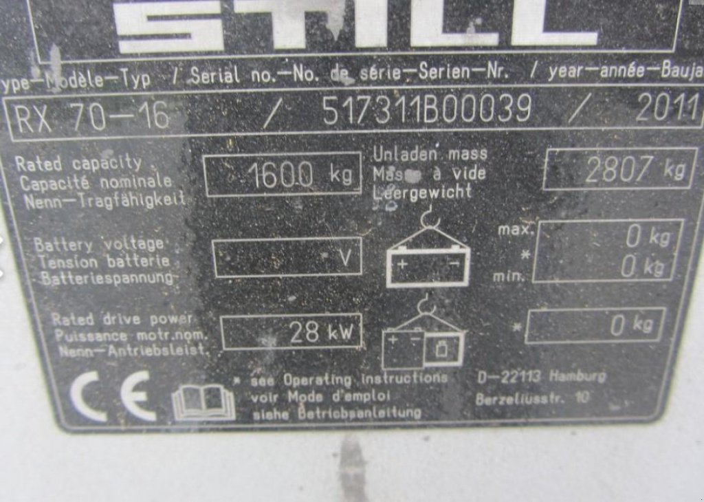 Gabelstapler des Typs Still RX 70-16,  in Київ (Bild 5)