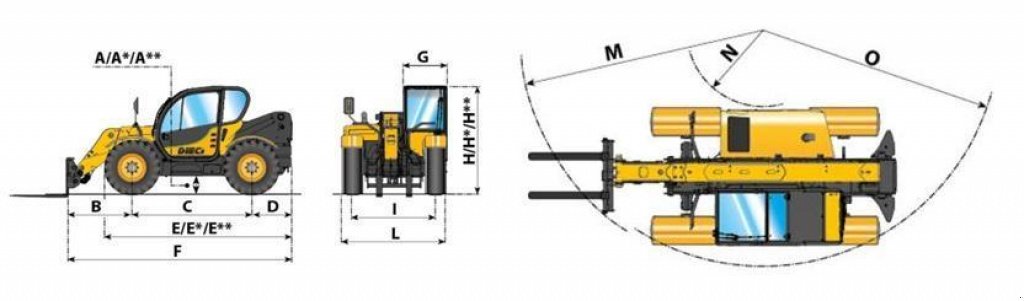 Teleskopstapler des Typs DIECI Agri Plus 38.9, Gebrauchtmaschine in Київ (Bild 2)