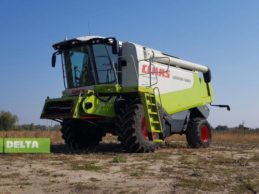 Oldtimer-Mähdrescher des Typs CLAAS Lexion 580, Neumaschine in Путрівка (Bild 13)