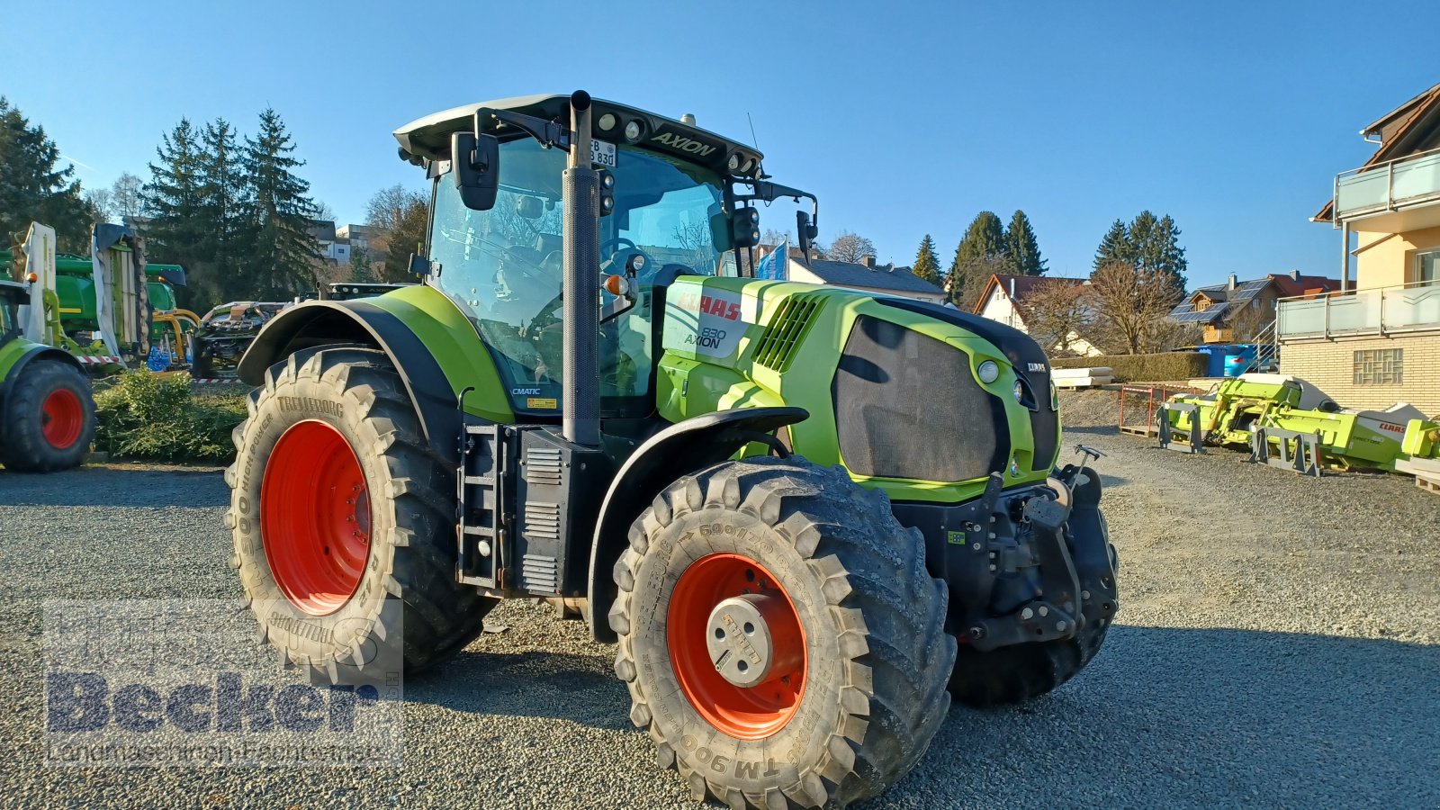 Traktor des Typs CLAAS AXION 830 CMATIC LU-Paket, Gebrauchtmaschine in Weimar-Niederwalgern (Bild 5)