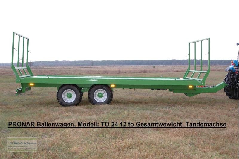 Ballentransportwagen des Typs PRONAR ab Lager: Ballenwagen, NEU, auch mit Bordwandgitter, 2 + 3 Achsen + Tandem, 10 - 24 to. GG,, Neumaschine in Itterbeck (Bild 4)