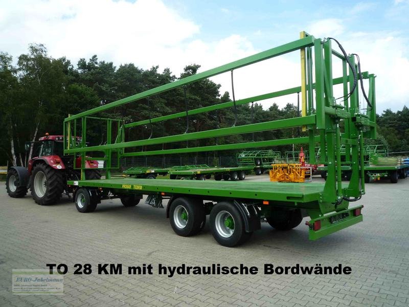 Ballentransportwagen des Typs PRONAR ab Lager: Ballenwagen, NEU, auch mit Bordwandgitter, 2 + 3 Achsen + Tandem, 10 - 24 to. GG,, Neumaschine in Itterbeck (Bild 15)